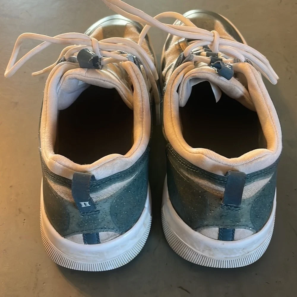 Nike SB Nyjah Free 2 Ash Green & White Skate Shoes. Size 10.5